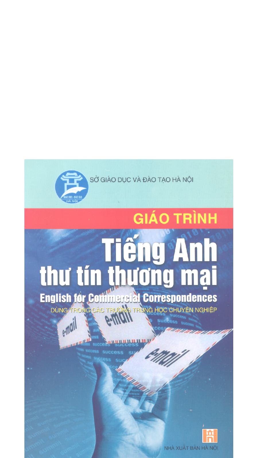 Giáo trình Tiếng Anh thư tín thương mại