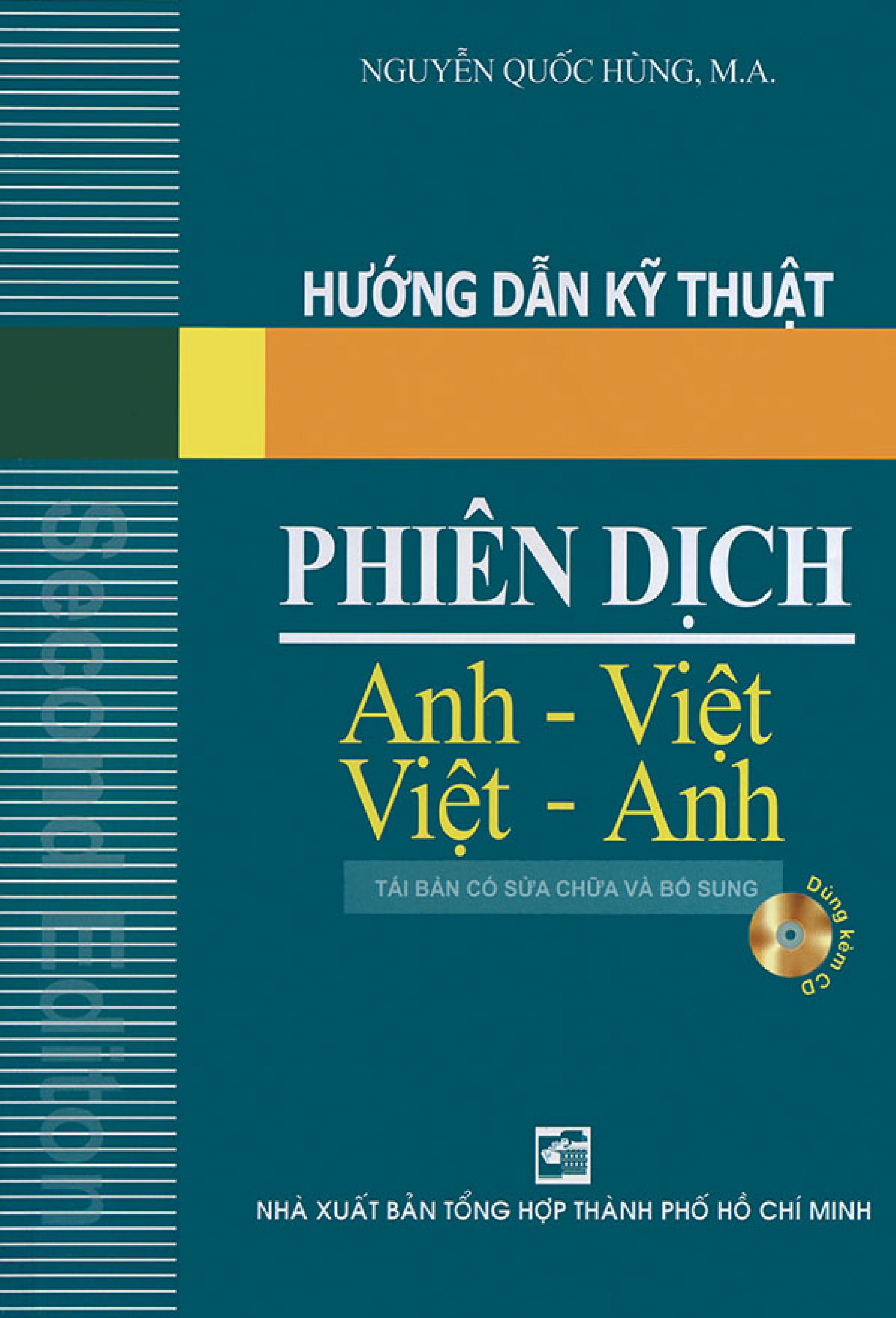 Hướng dẫn kỹ thuật Phiên dịch Anh- Việt, Việt - Anh